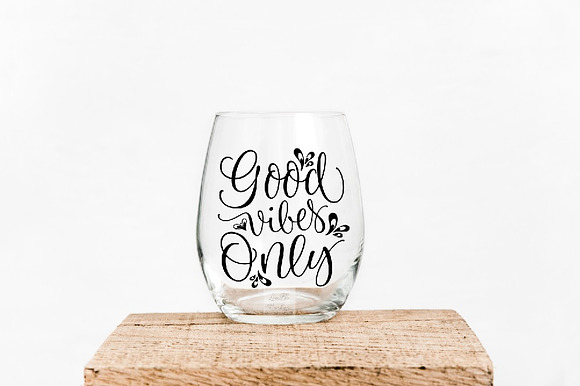 Stemless wine glass mockup psd in Product Mockups - product preview 1