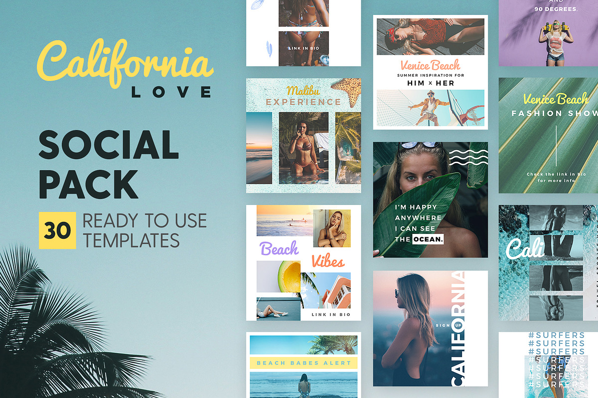 California Love - Social Pack in Instagram Templates - product preview 8