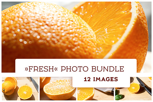 Citrus Photo Bundle | 12 images in Illustrations - product preview 1