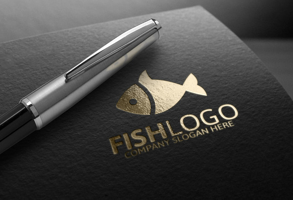 Fish Logo in Logo Templates - product preview 4