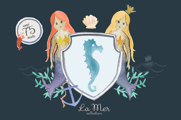 La Mer Crest collection in Illustrations - product preview 2