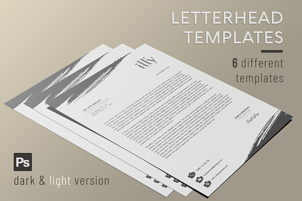 Letterhead Template - Creative Brush