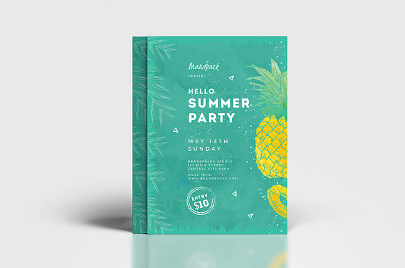 Minimal Summer Poster / Flyers in Flyer Templates - product preview 2
