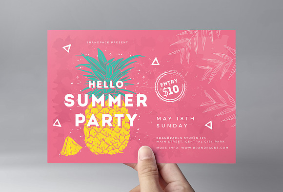 Minimal Summer Poster / Flyers in Flyer Templates - product preview 3