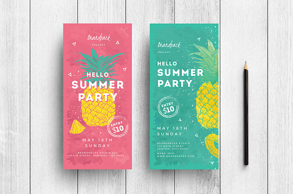 Minimal Summer Poster / Flyers in Flyer Templates - product preview 5