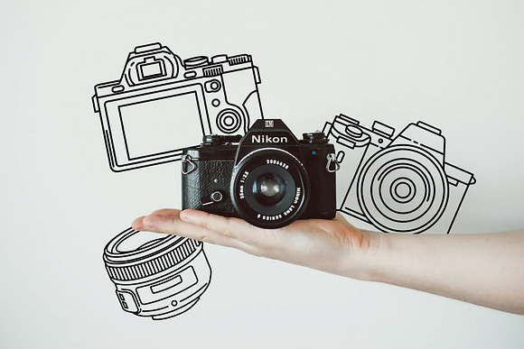 Camera & Photography Icons Pack in Camera Icons - product preview 1
