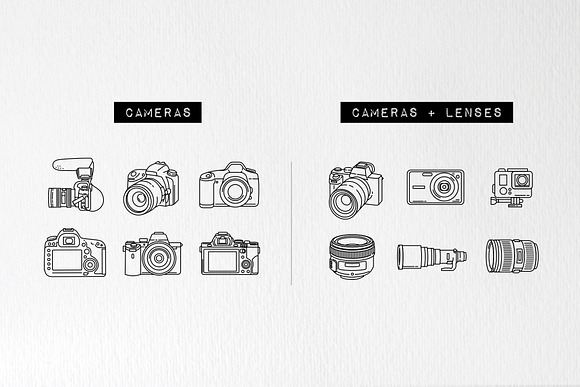 Camera & Photography Icons Pack in Camera Icons - product preview 3