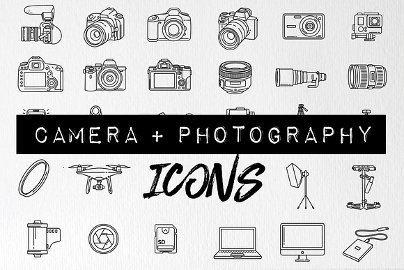 Camera & Photography Icons Pack in Camera Icons - product preview 6