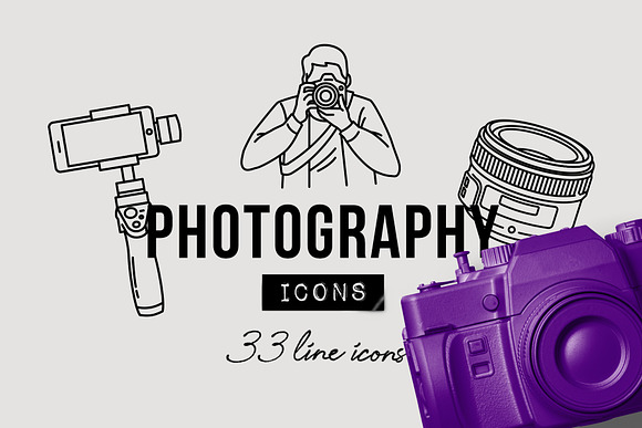 Camera & Photography Icons Pack in Camera Icons - product preview 8