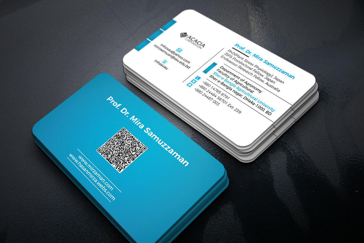 Personal Business Card in Business Card Templates - product preview 8