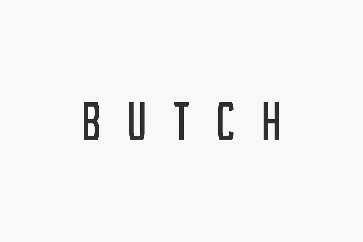 Butch in Display Fonts - product preview 8