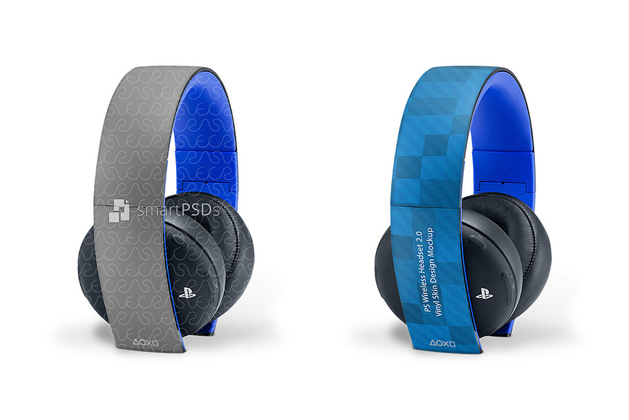 Sony PS Wireless Headset 2.0 Skin in Product Mockups - product preview 8