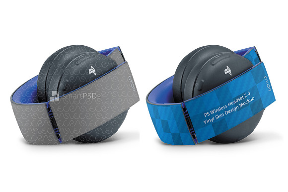 Sony PS Wireless Headset 2.0 Skin in Product Mockups - product preview 1