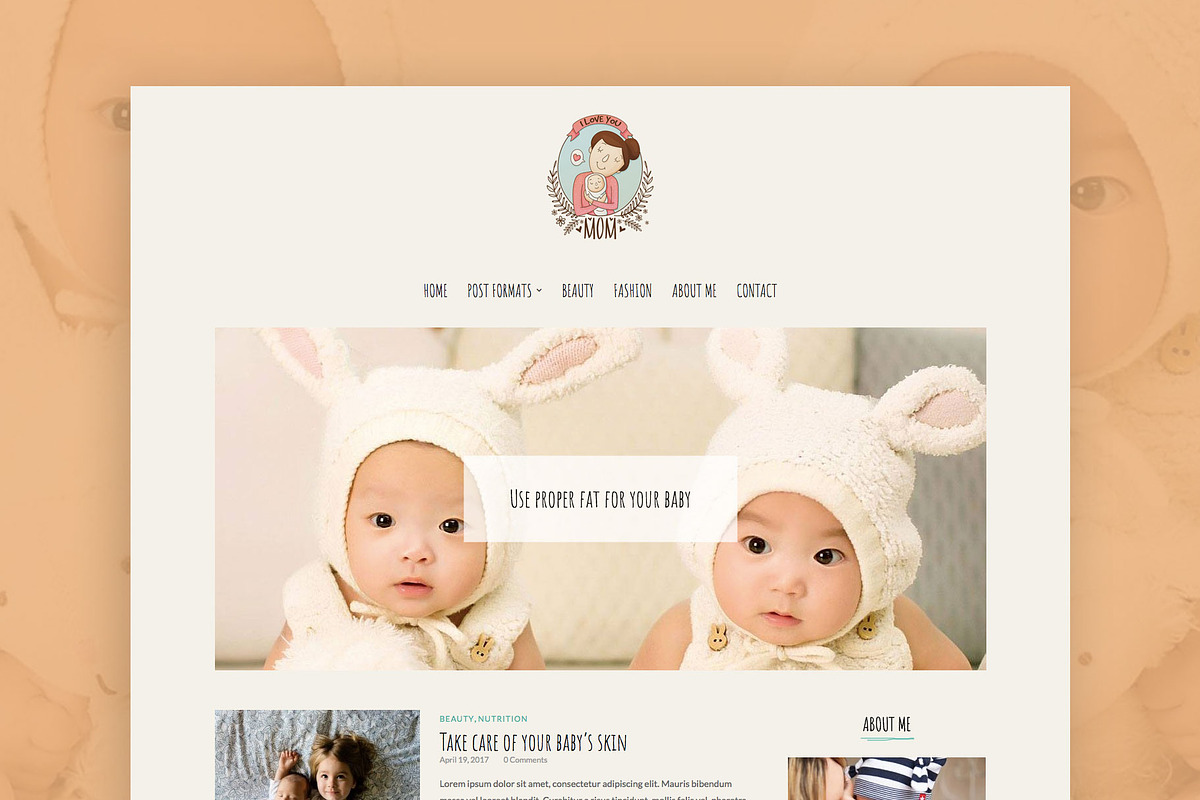 Mom Love - WordPress Blog Theme in WordPress Blog Themes - product preview 8