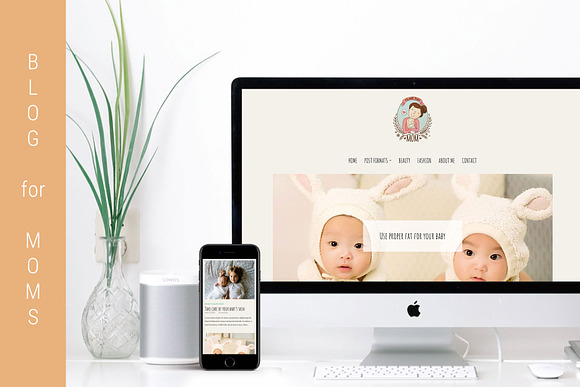 Mom Love - WordPress Blog Theme in WordPress Blog Themes - product preview 1