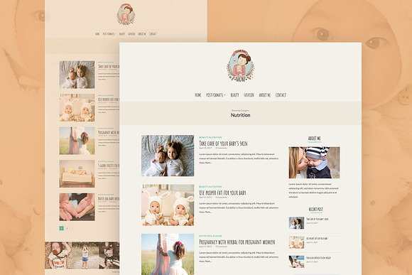 Mom Love - WordPress Blog Theme in WordPress Blog Themes - product preview 3