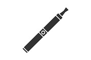 E-cigarette glyph icon