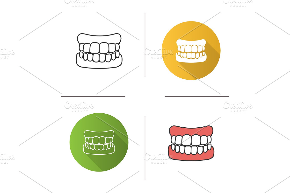 Dentures icon in Icons - product preview 8