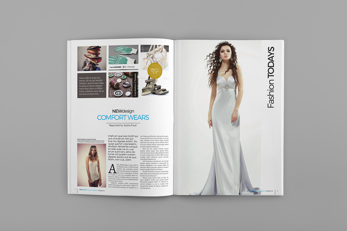 Various Graphics Magazine Template in Magazine Templates - product preview 8