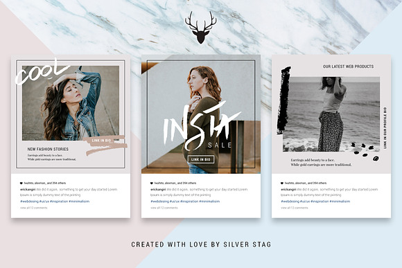 InstaElements - Instagram Posts Kit in Instagram Templates - product preview 14
