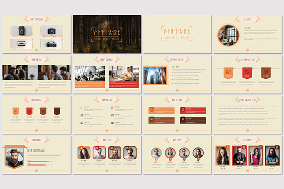 VINTAGE - Keynote Template in Keynote Templates - product preview 1