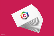 Colorful C Letter Logo