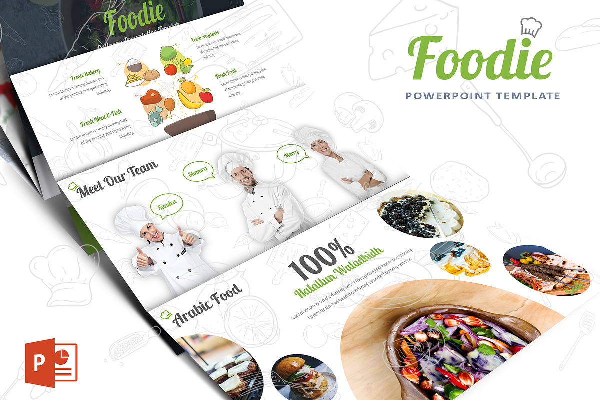 Foodie-Powerpoint Template in PowerPoint Templates - product preview 8