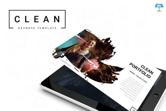 Clean-Keynote Template in PowerPoint Templates - product preview 2