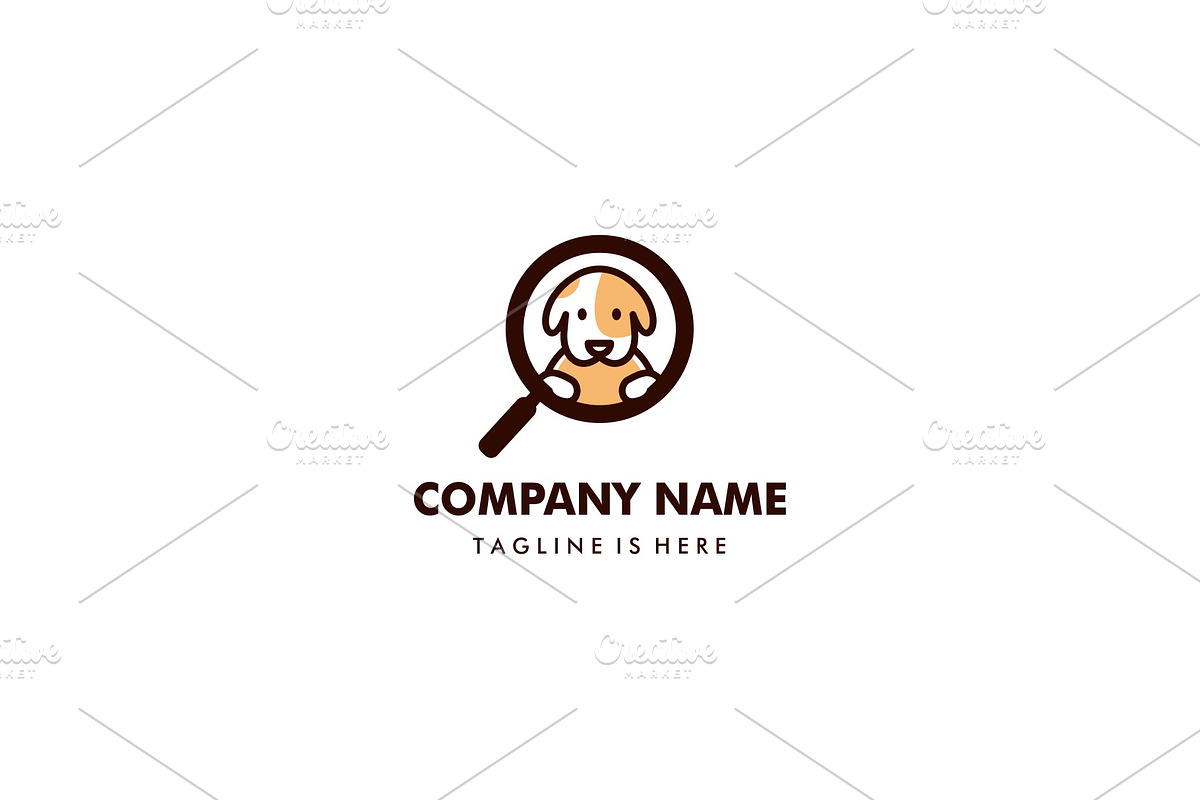 dog search find logo in Logo Templates - product preview 8