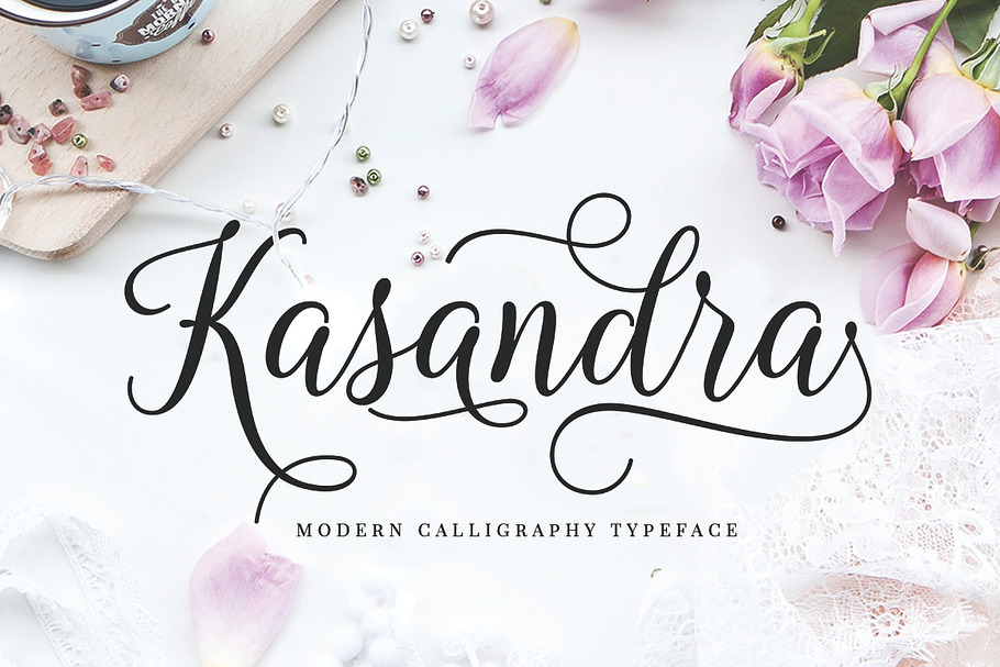 Kasandra Script in Script Fonts - product preview 8