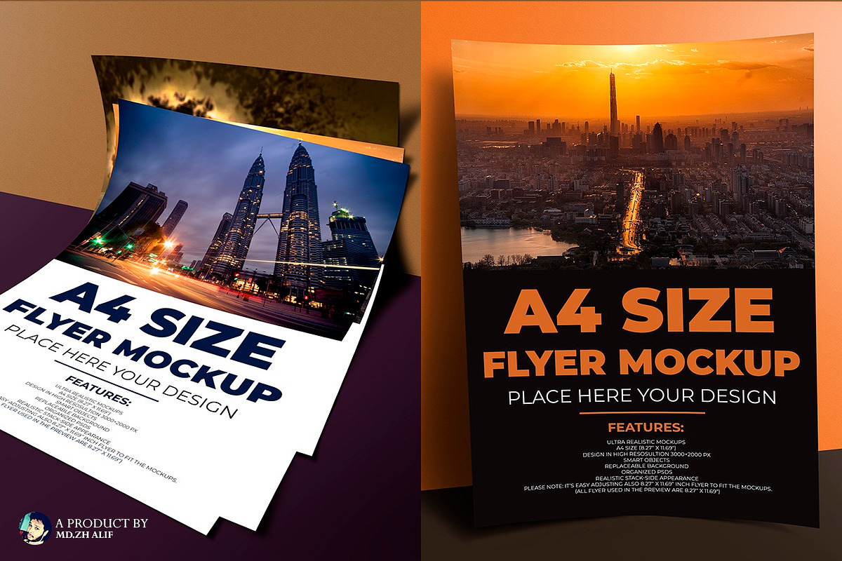 Flyer Mockup in Product Mockups - product preview 8
