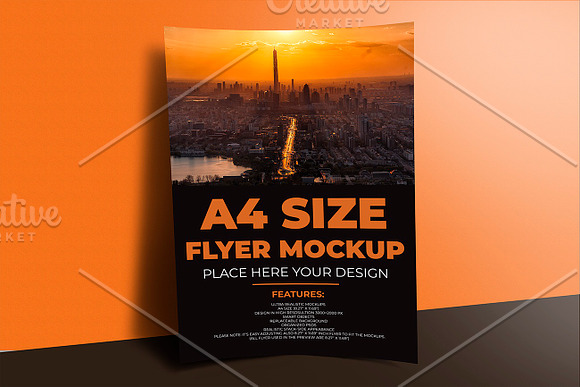 Flyer Mockup in Product Mockups - product preview 2