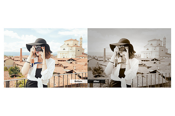 Retro BW Lightroom Presets in Add-Ons - product preview 4