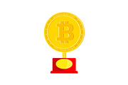 bitcoin award icon