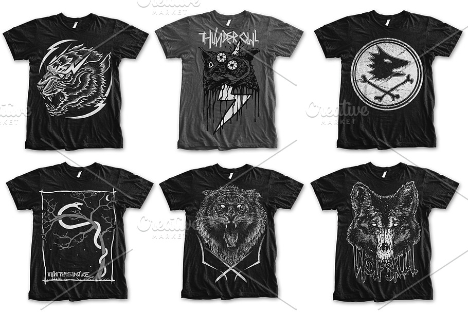 T-Shirt Designs Animal in Illustrations - product preview 8