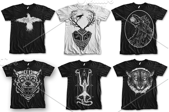 T-Shirt Designs Animal in Illustrations - product preview 2