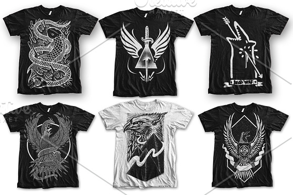 T-Shirt Designs Animal in Illustrations - product preview 5