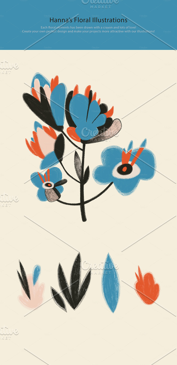 FLORA DESIGN in Illustrations - product preview 4