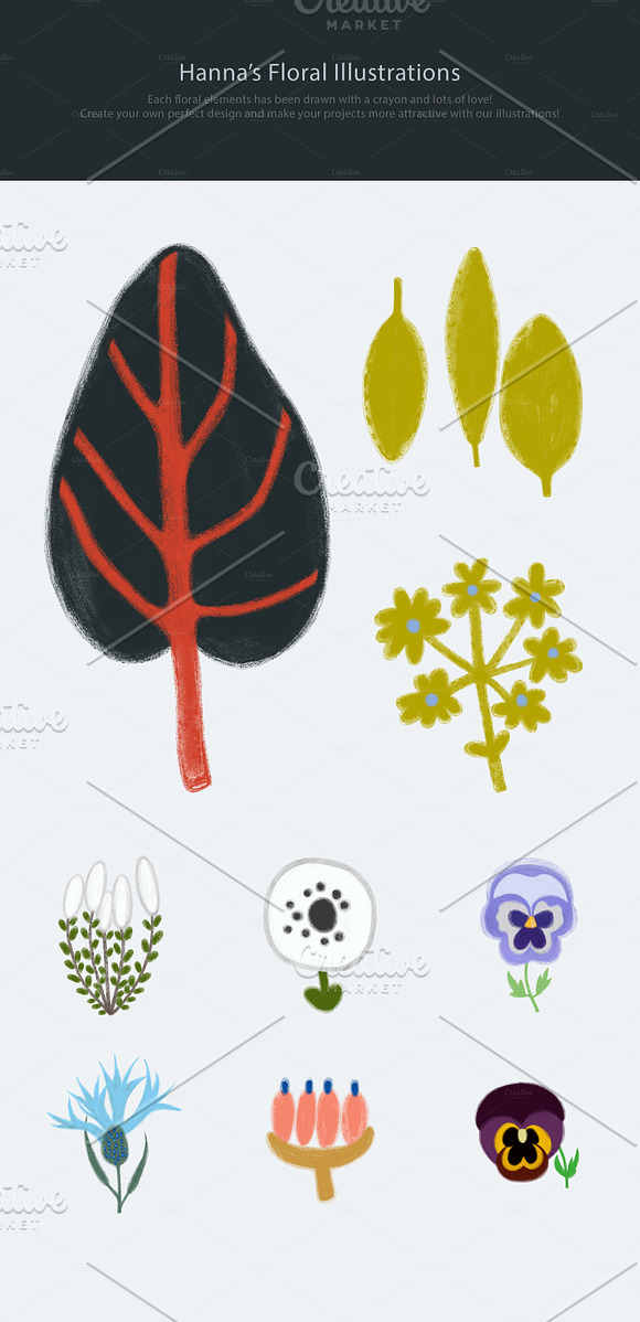 FLORA DESIGN in Illustrations - product preview 6