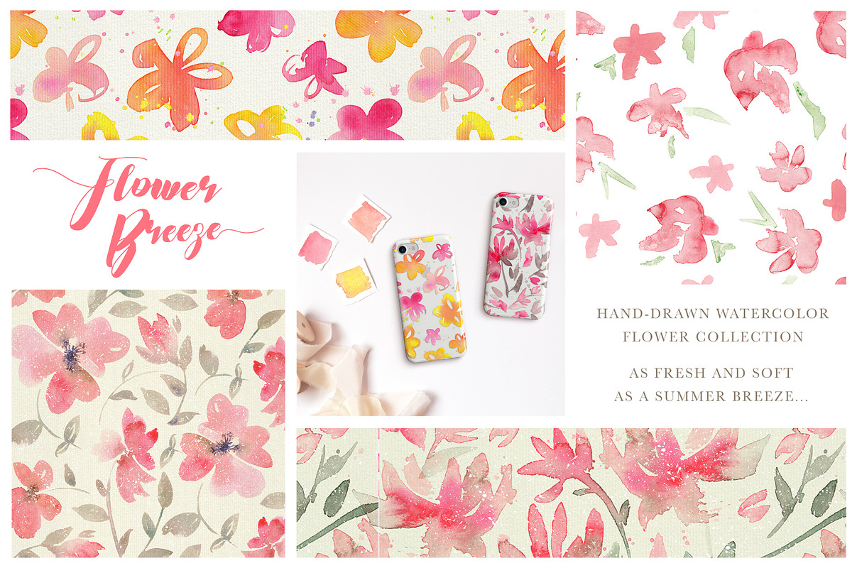 Flower Breeze - Seamless Patterns in Patterns - product preview 8