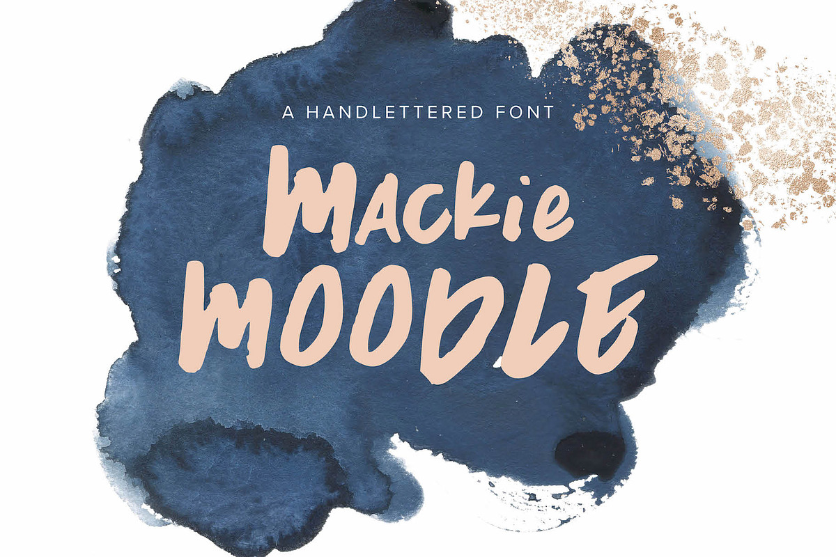 Mackie Moodle in Script Fonts - product preview 8