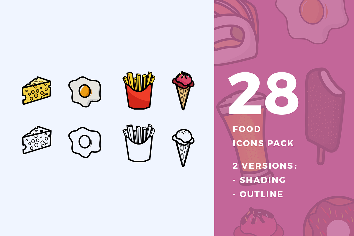 28 Food Icon Pack in Icons - product preview 8