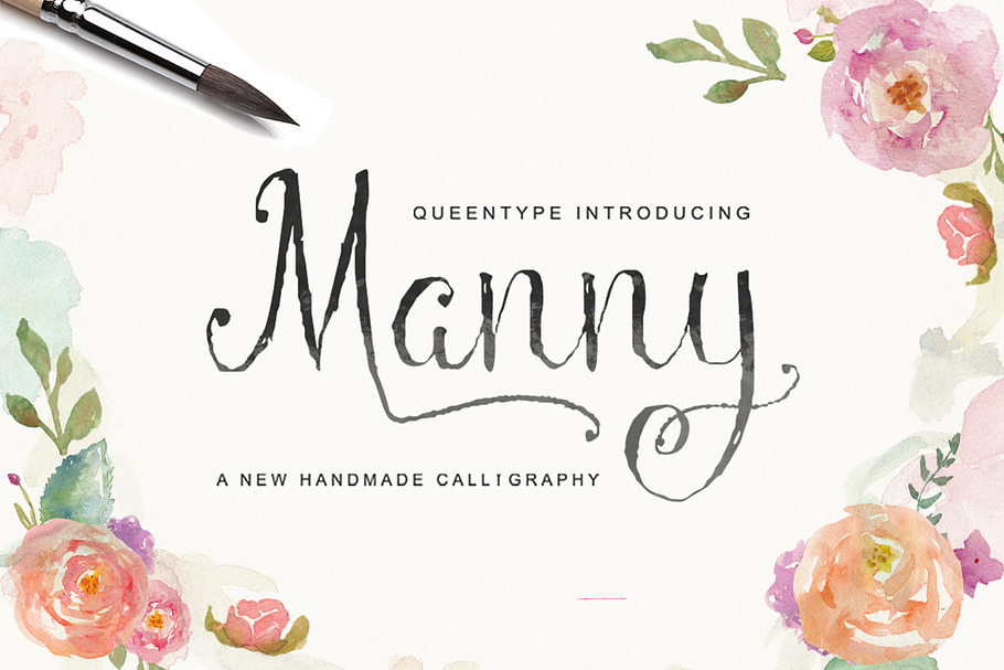 Manny Script (50% off) in Script Fonts - product preview 8