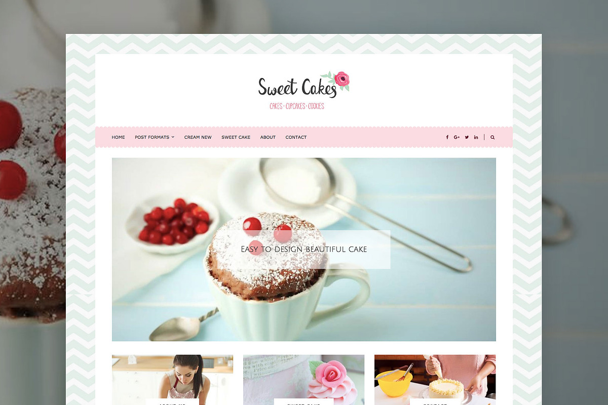 Sweet Cake - Food WordPress Theme in WordPress Blog Themes - product preview 8