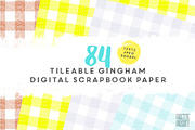 Seamless tileable gingham pattern