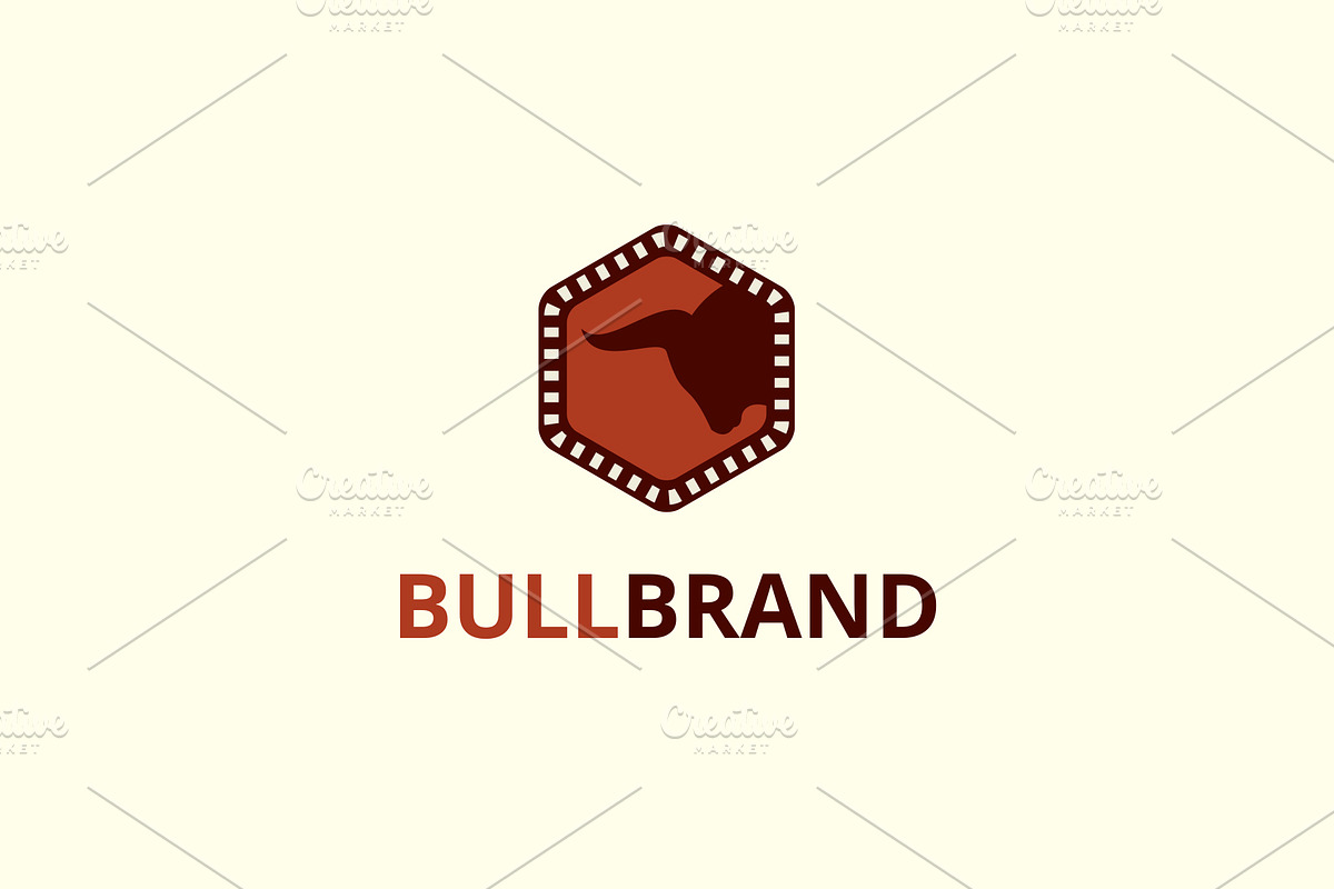 Bull Brand Logo in Logo Templates - product preview 8