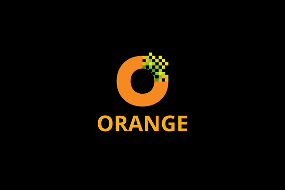 Orange O Letter Logo  in Logo Templates - product preview 1