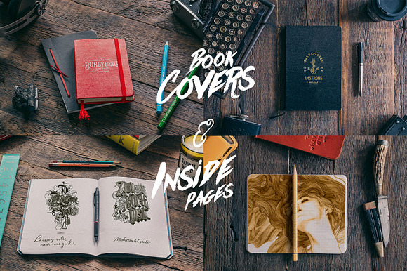 50 Notebooks Mockups in Mockup Templates - product preview 4