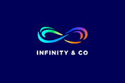 Colorful Gradient Infinity Logo