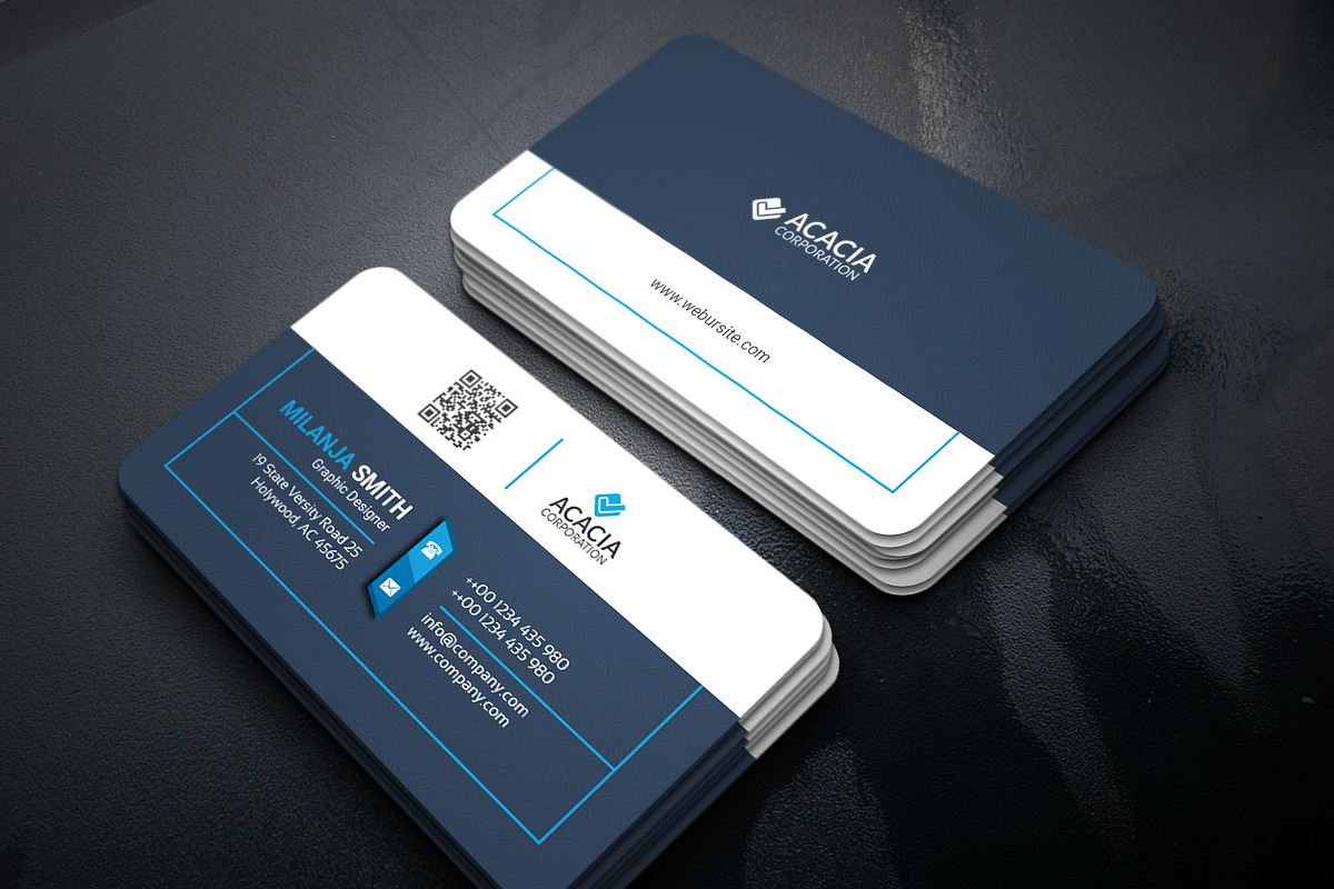 Eka Business Card in Business Card Templates - product preview 8